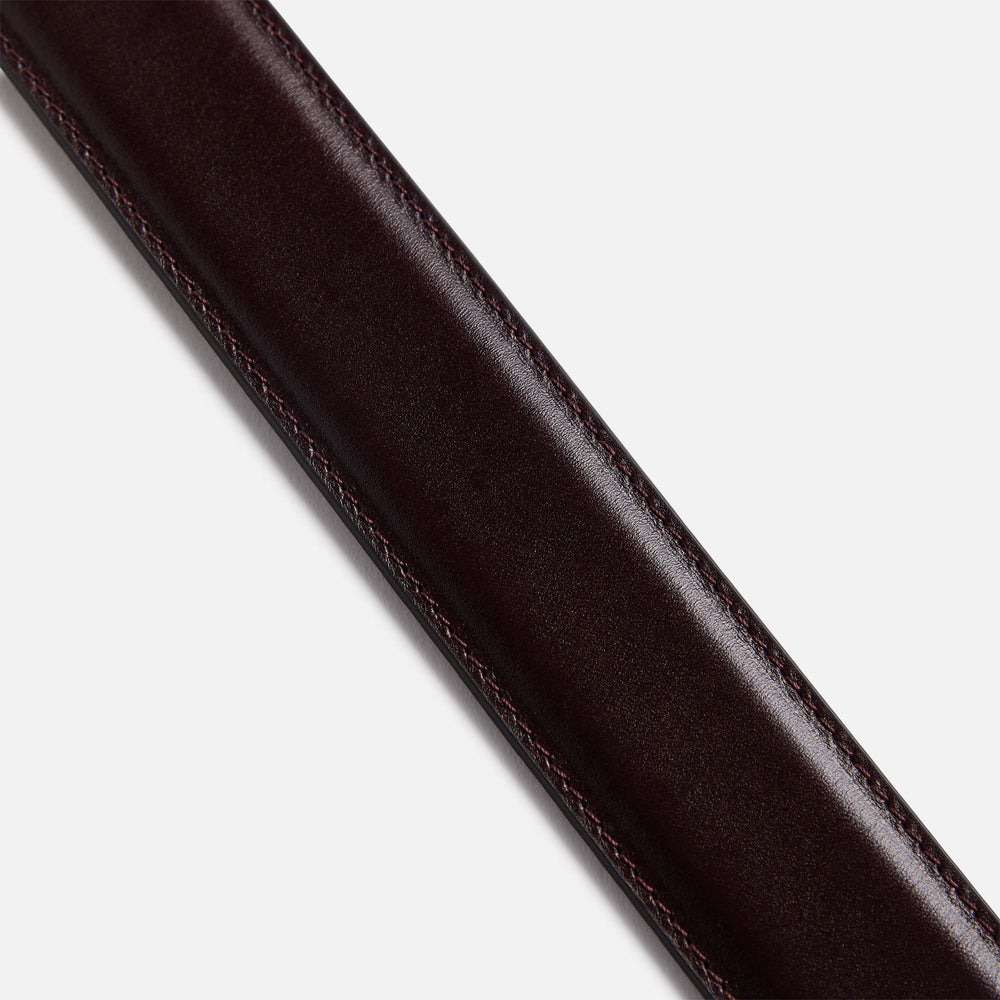 Anderson's Stitched Trimmed Semi Formal Leather Belt - Oxblood | Kith Oxblood