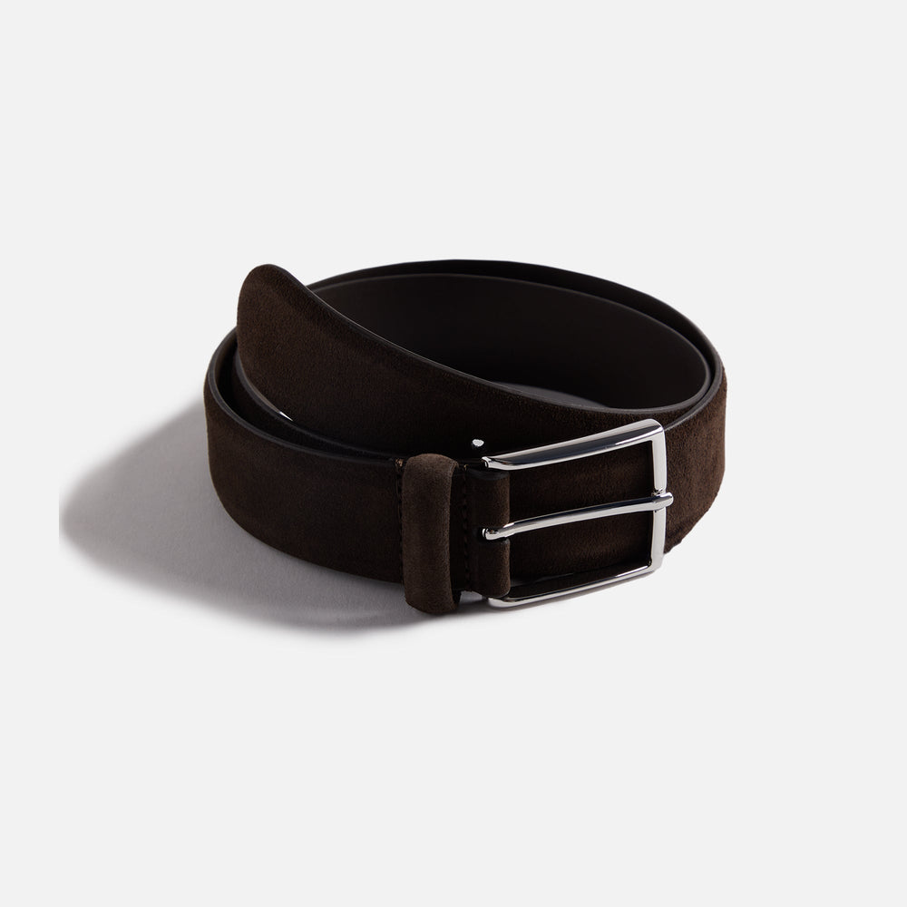 Anderson's Suede Semi Formal Belt - Dark Brown | Kith Dark Brown