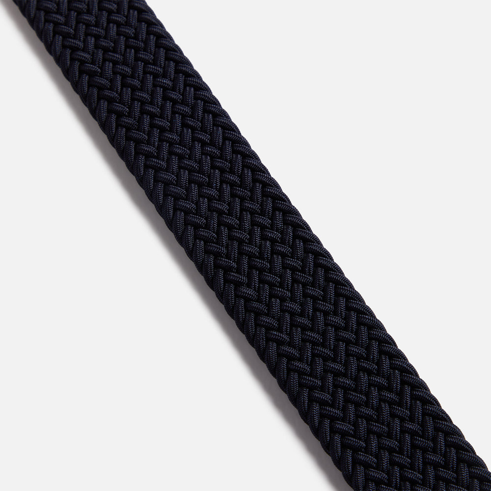 Anderson's Classic Stretch Woven Belt - Navy | Kith Navy
