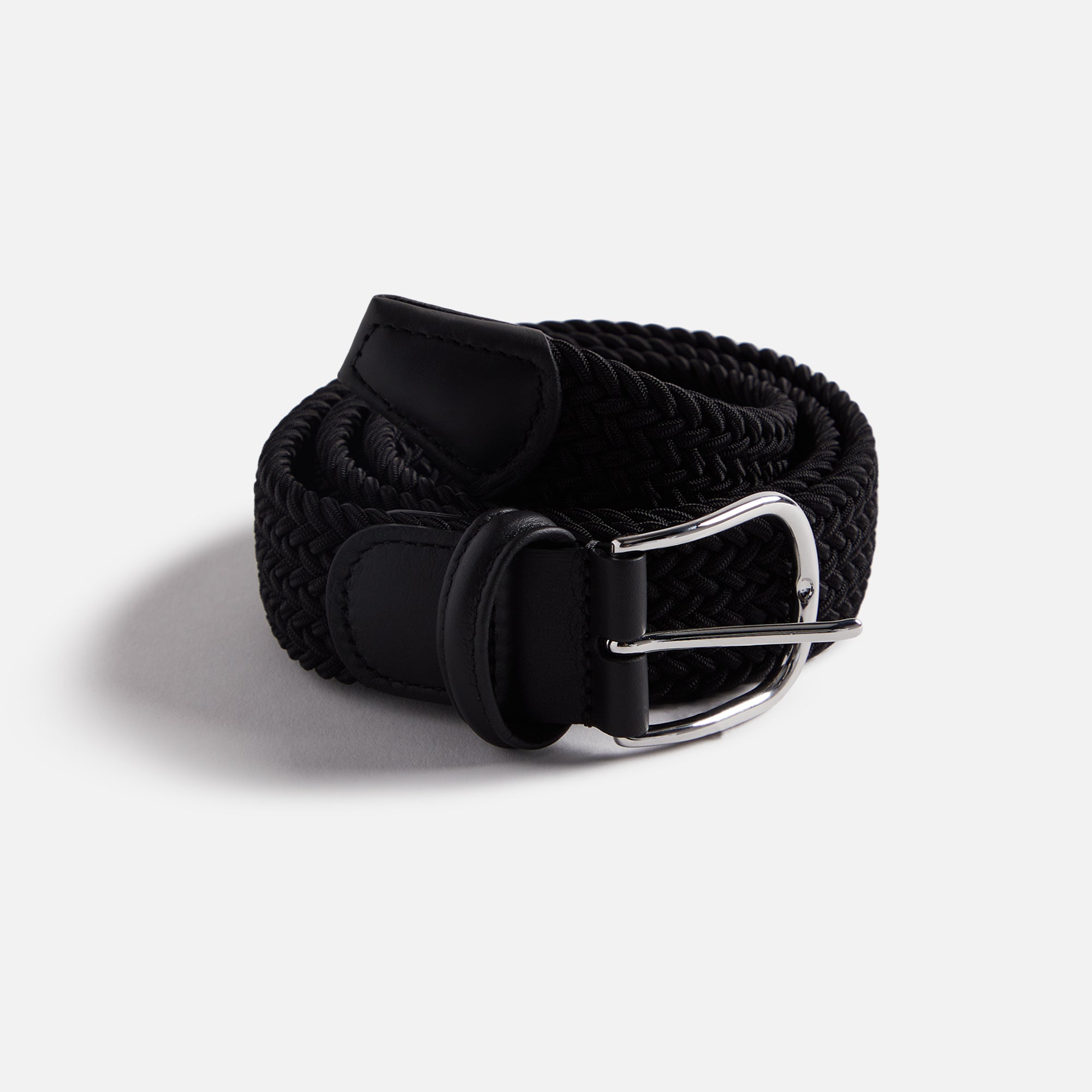 Anderson's Classic Stretch Woven Belt - Black | Kith Black