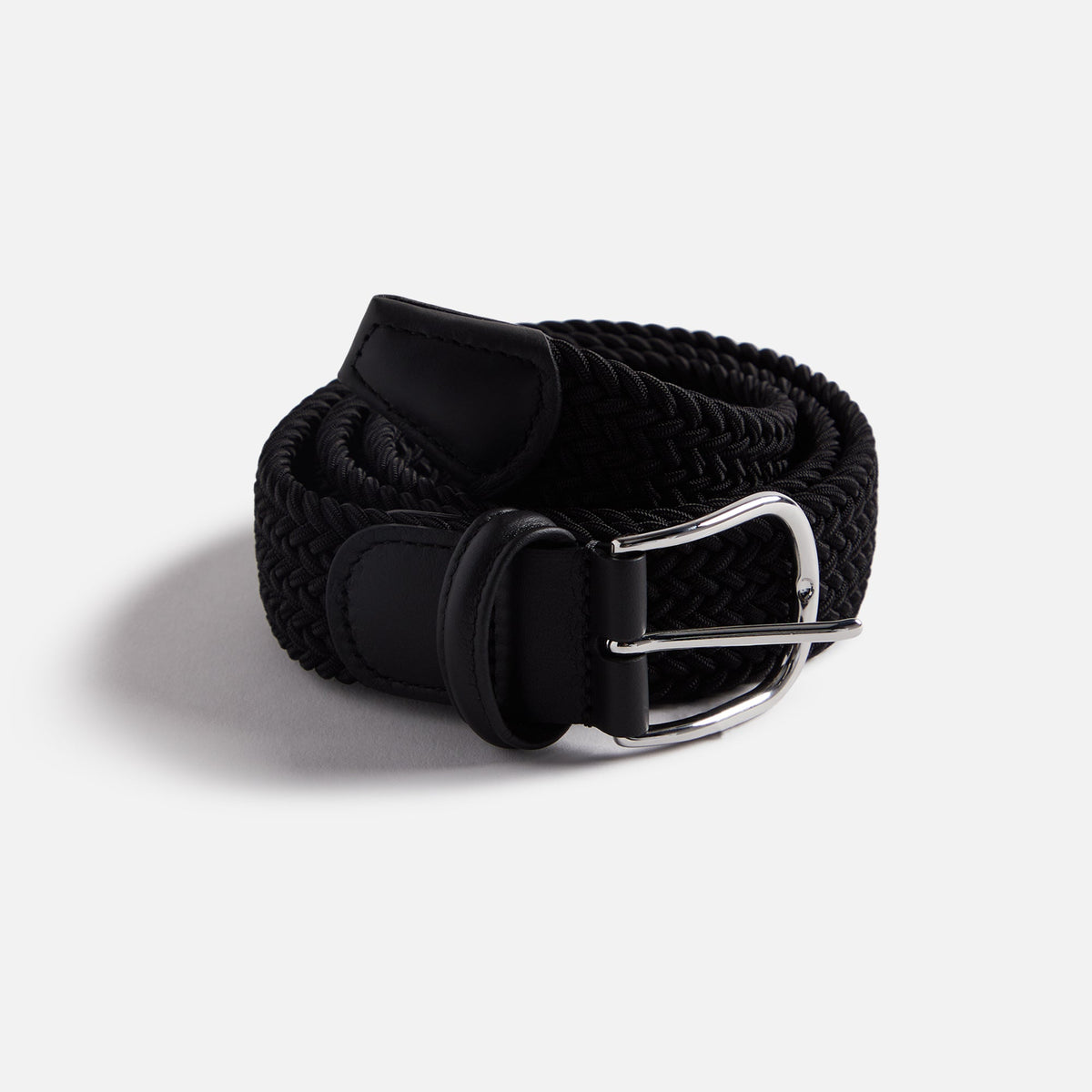 Anderson's Classic Stretch Woven Belt - Black | Kith Black