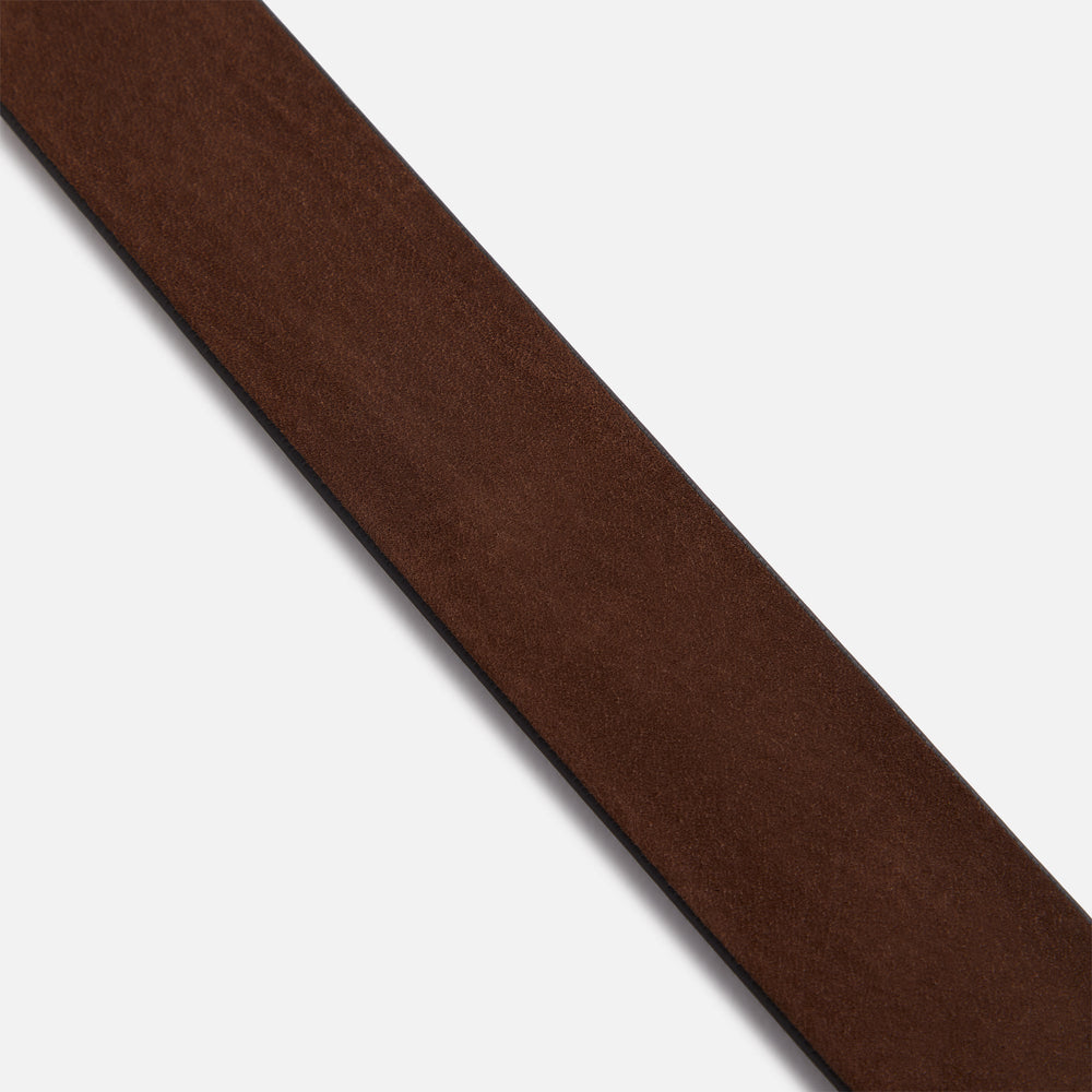 Anderson's Narrowing Detail Western Nubuck Leather Belt - Brown | Kith Brown