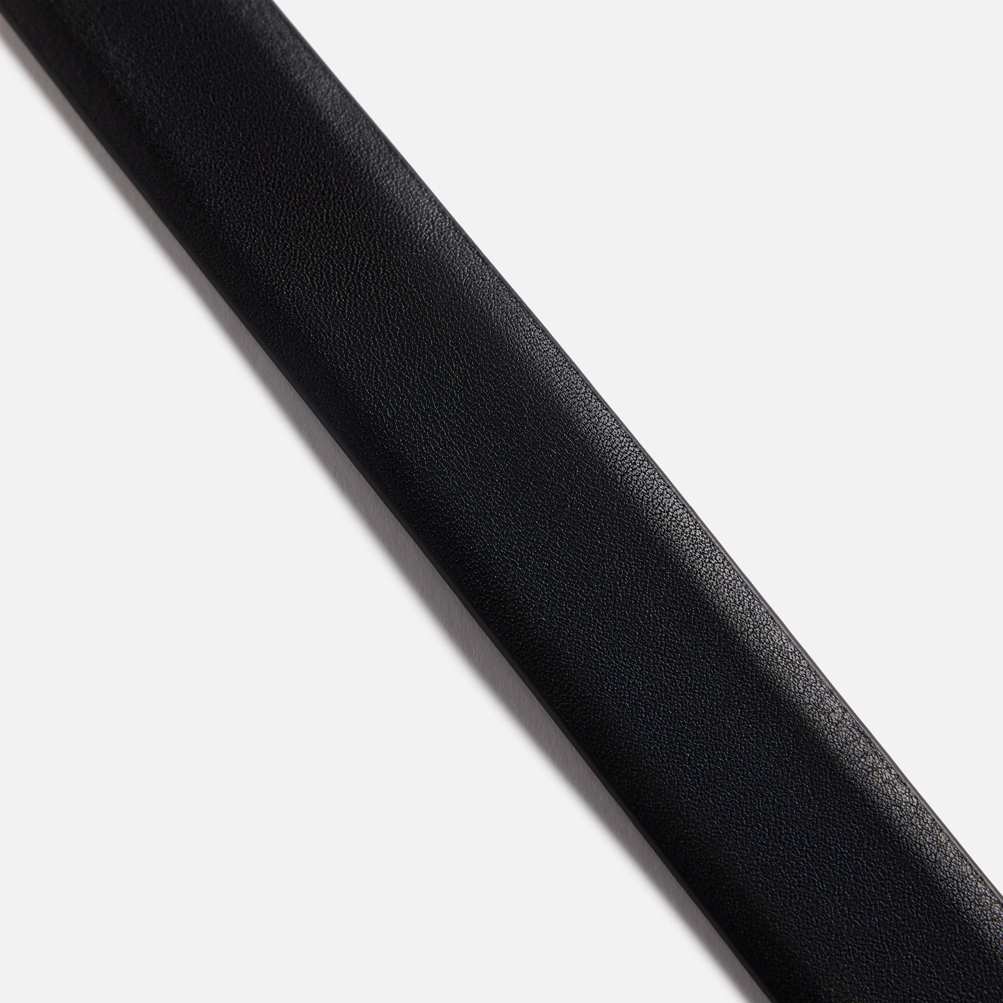 Anderson's Tanned Leather Belt With Metal Tip And Keeper - Black | Kith Black