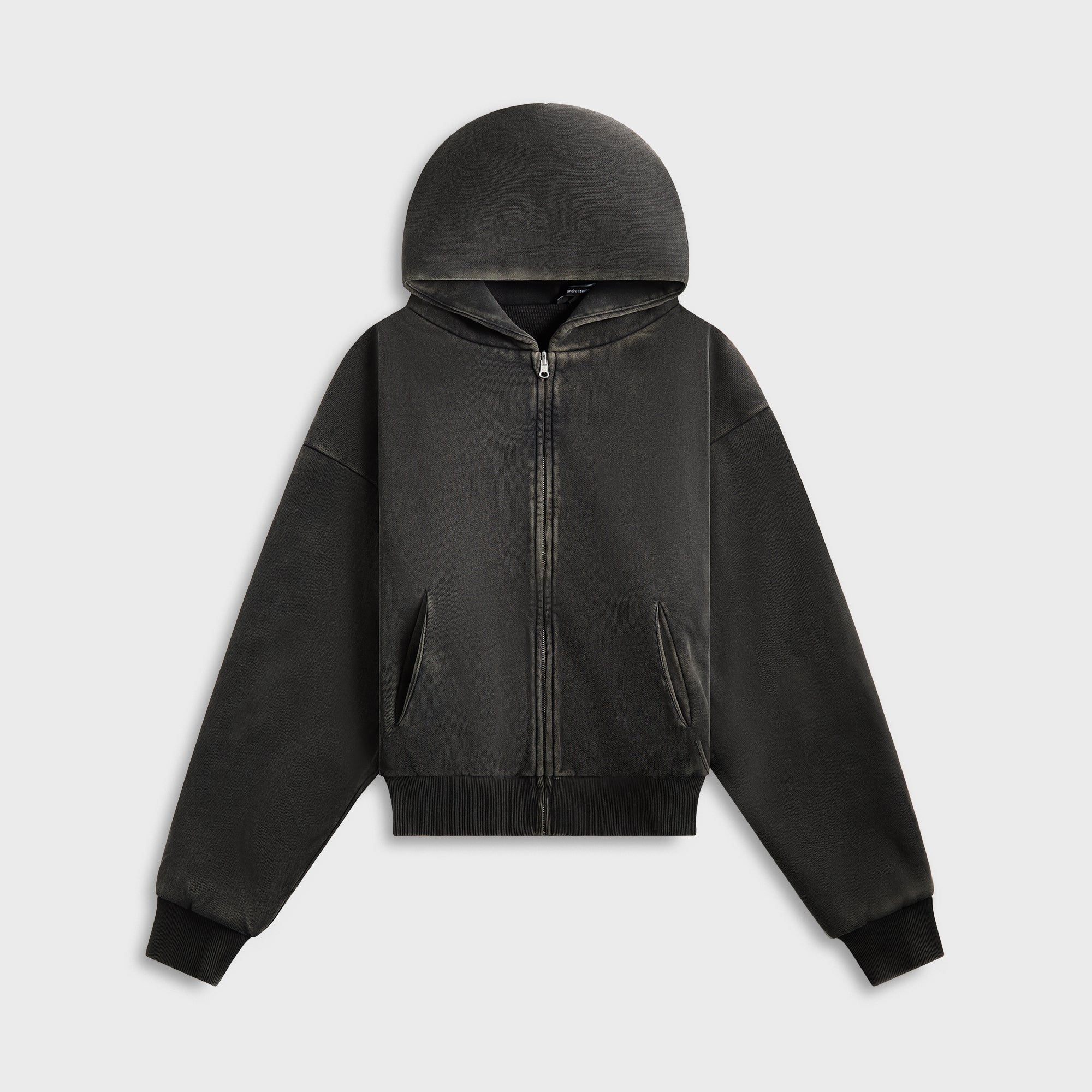Entire Studios Thermal Hoodie - Washed Black | Kith Washed Black