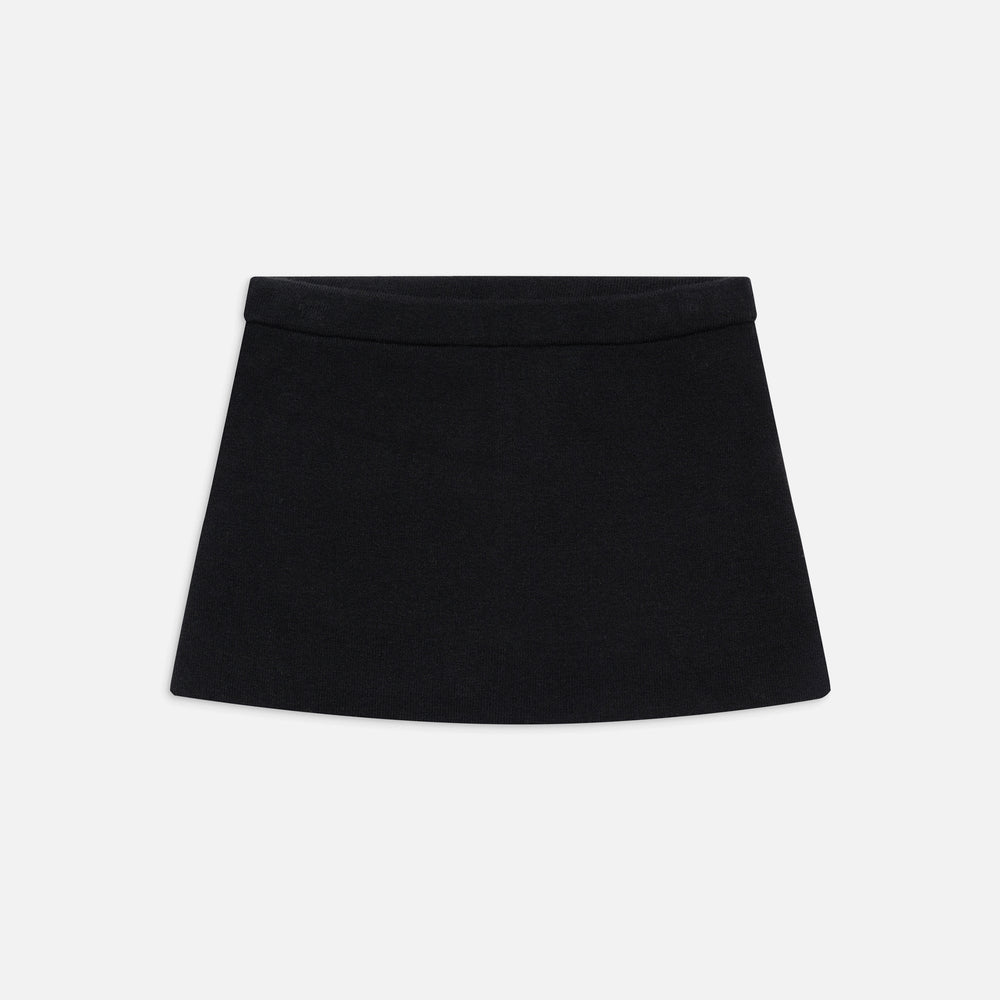 Frankies Bikinis Marialla Cloud Knit Skort - Black | Kith Black