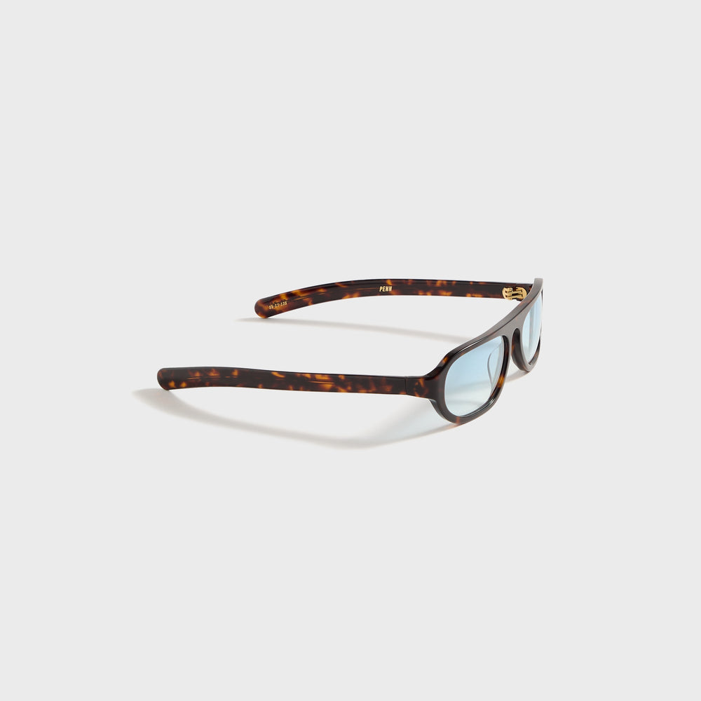 Flatlist Penn - Dark Tortoise / Blue Gradient Lens | Kith Dark Tortoise / Blue Gradient Lens