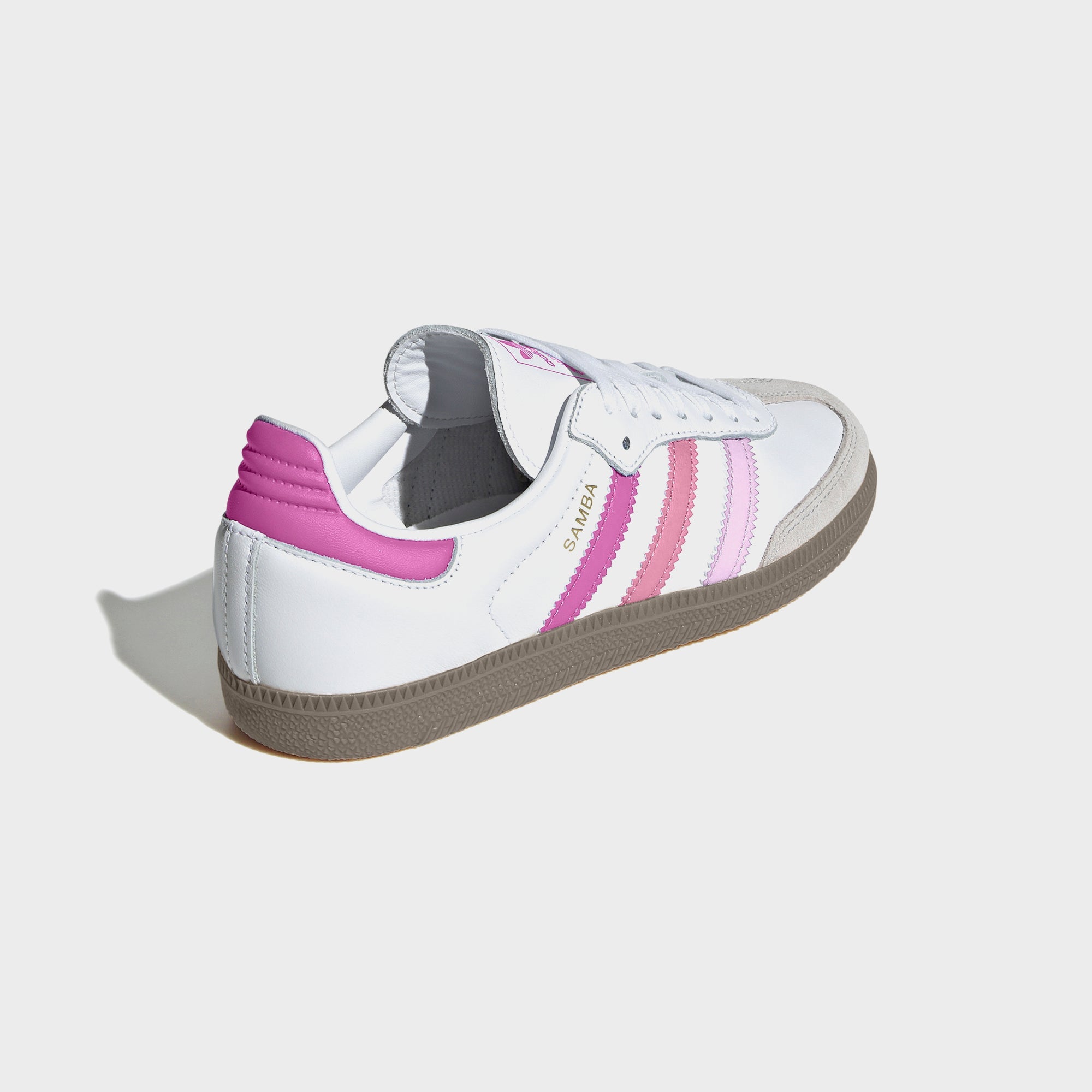 adidas Kids Samba OG - White / Orchid Fusion / Rose Tone | Kith White / Orchid Fusion / Rose Tone