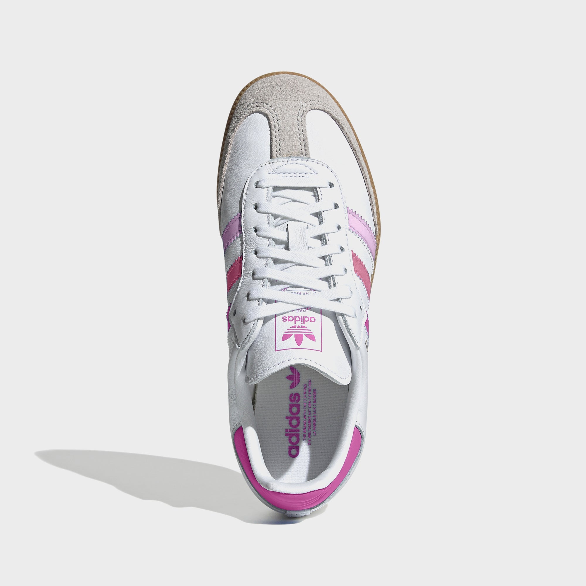 adidas Kids Samba OG - White / Orchid Fusion / Rose Tone | Kith White / Orchid Fusion / Rose Tone