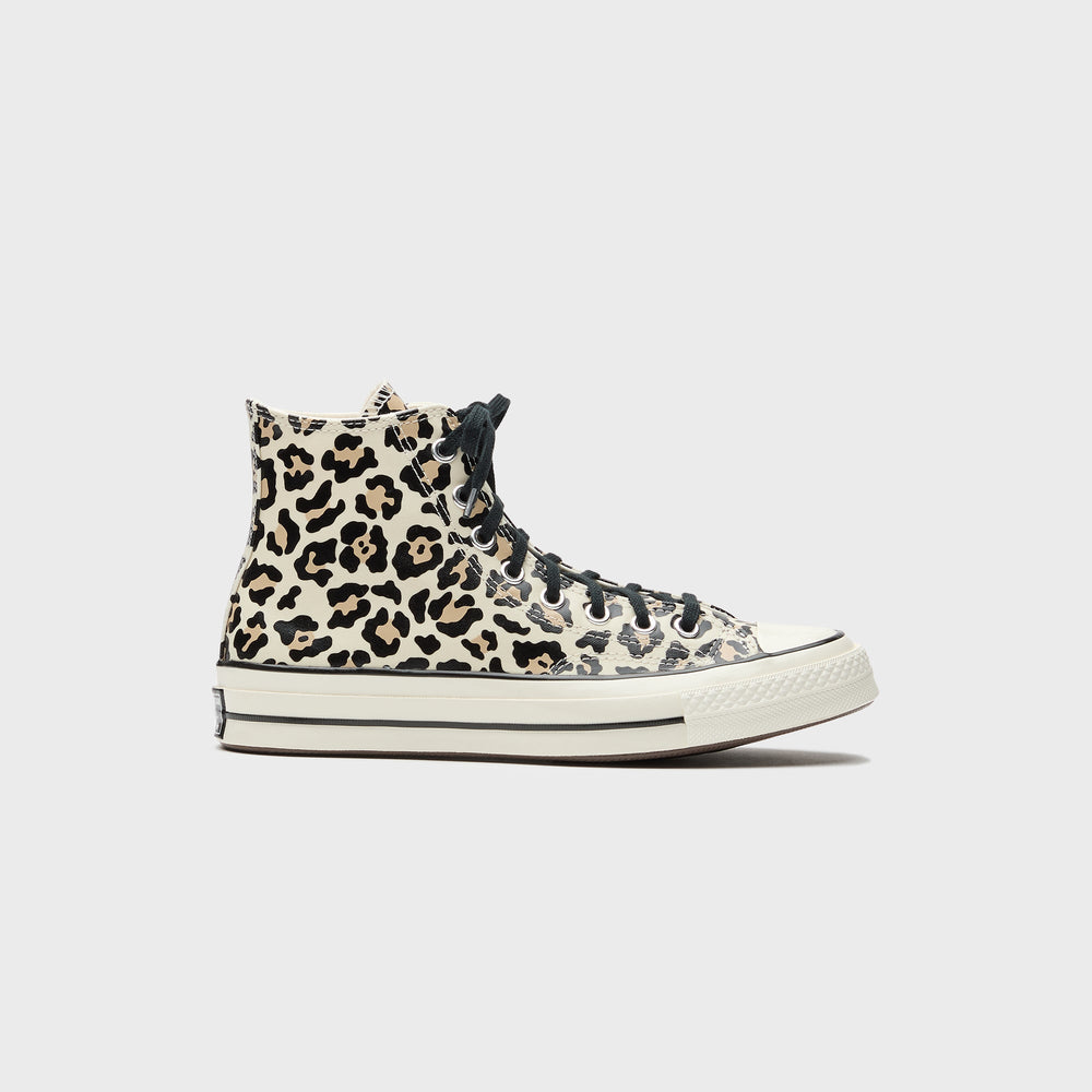 Converse Chuck 70s Glow-In-The-Dark Leopard Print - Egret / Light Fawn | Kith Egret / Light Fawn / Black