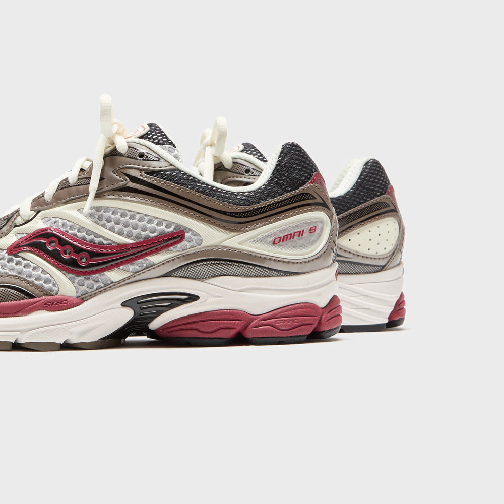 Saucony Progrid Omni 9 - Brown / Red | Kith Brown / Red