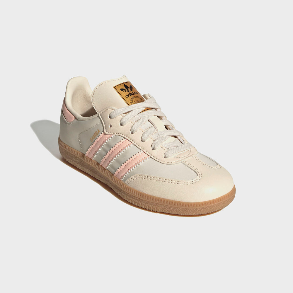 adidas PS Samba OG - Wonder White / Clear Orange / Gum 3 | Kith Wonder White / Clear Orange / Gum 3