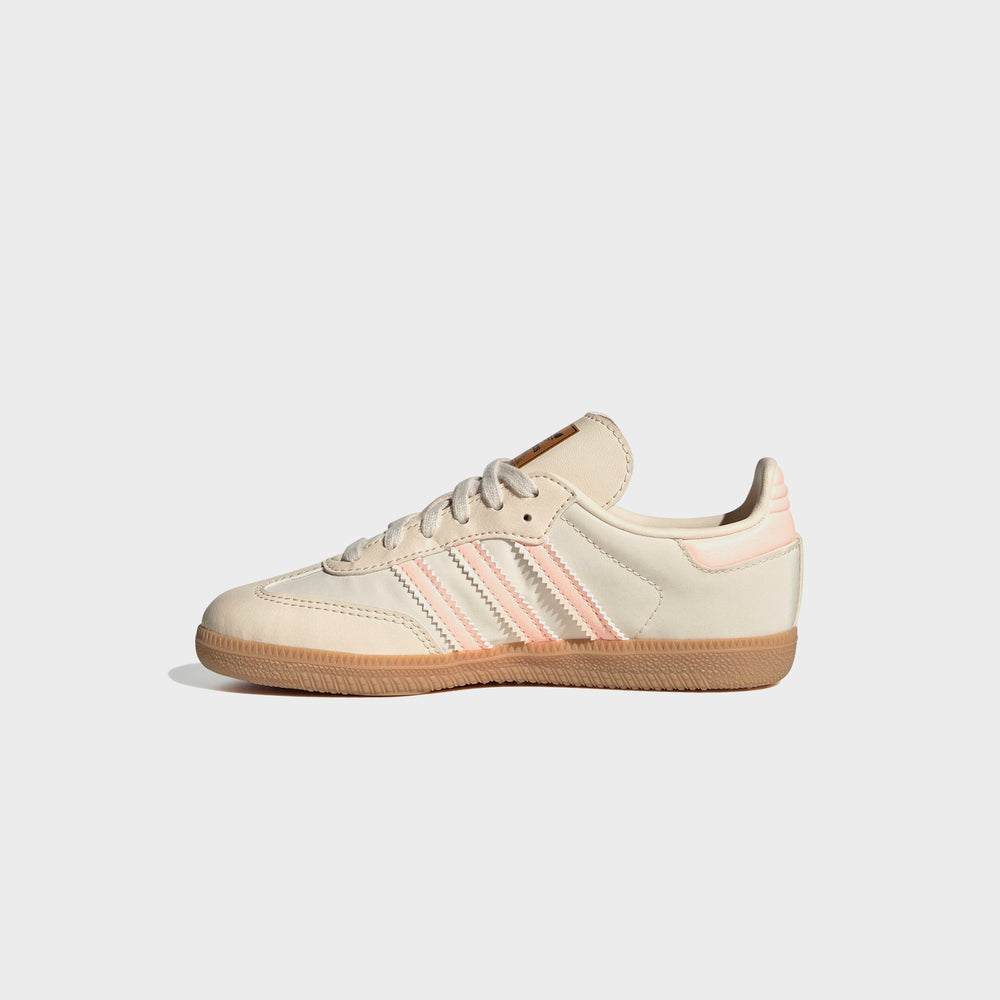 adidas PS Samba OG - Wonder White / Clear Orange / Gum 3 | Kith Wonder White / Clear Orange / Gum 3
