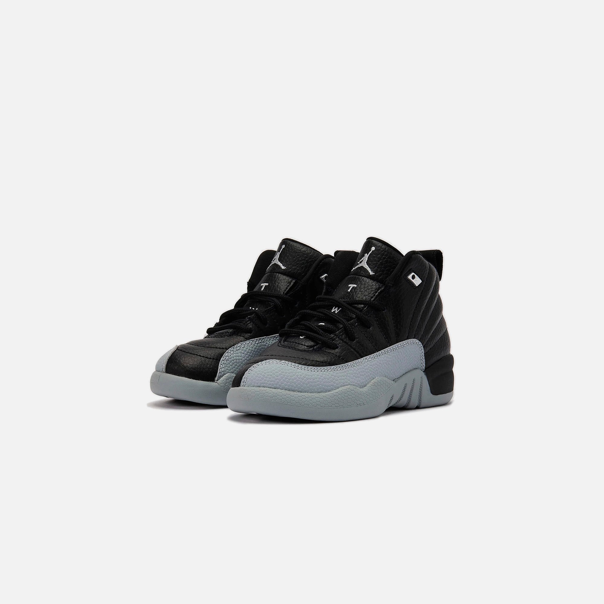 Jordan PS Air Jordan 12 - Retro Black / Wolf Grey / White | Kith Retro Black / Wolf Grey / White