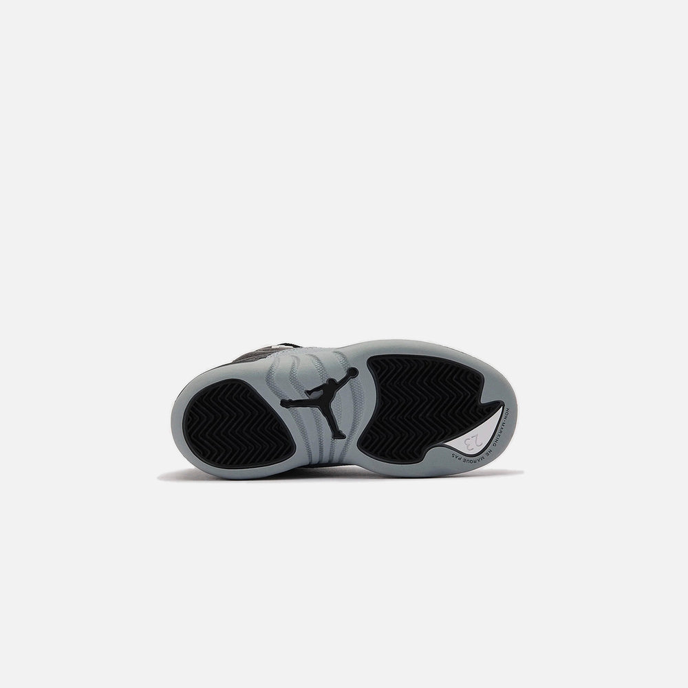 Jordan PS Air Jordan 12 - Retro Black / Wolf Grey / White | Kith Retro Black / Wolf Grey / White