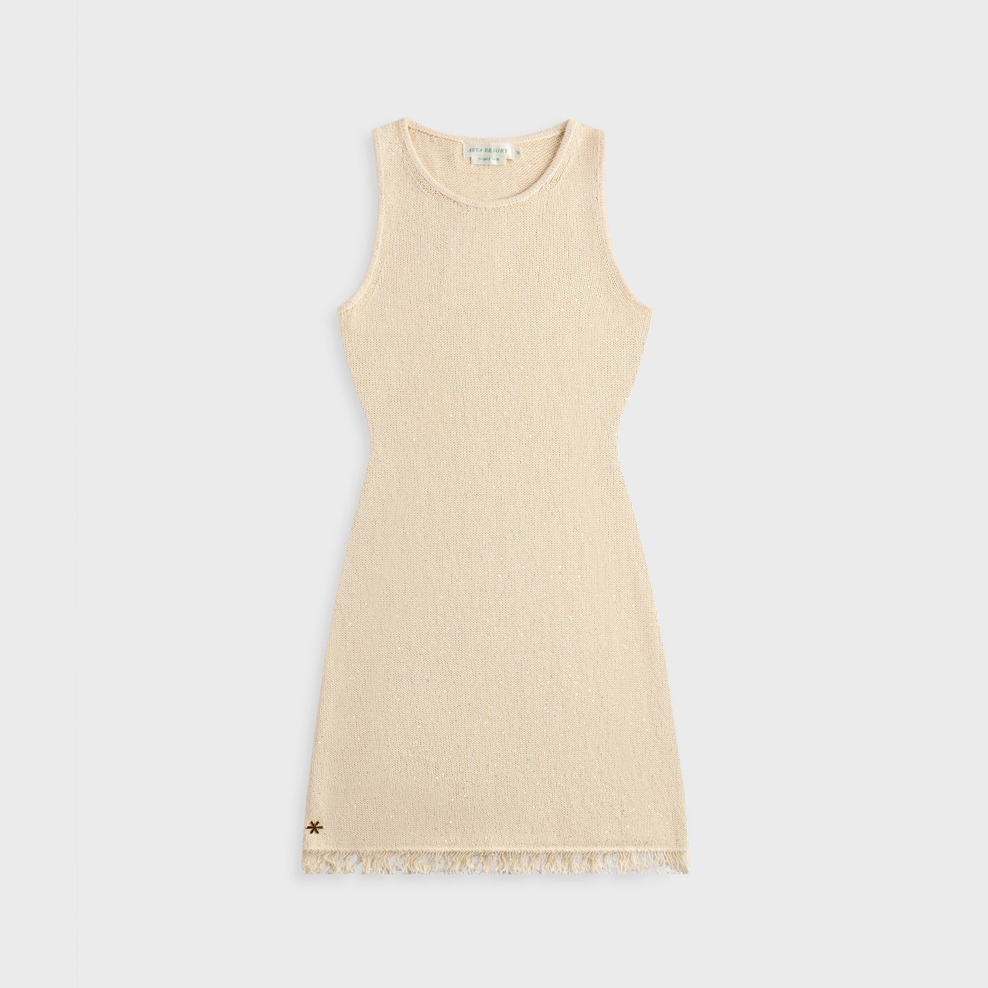 Asta Resort Natalia Mini Dress - Ivory Sequin | Kith Ivory Sequin