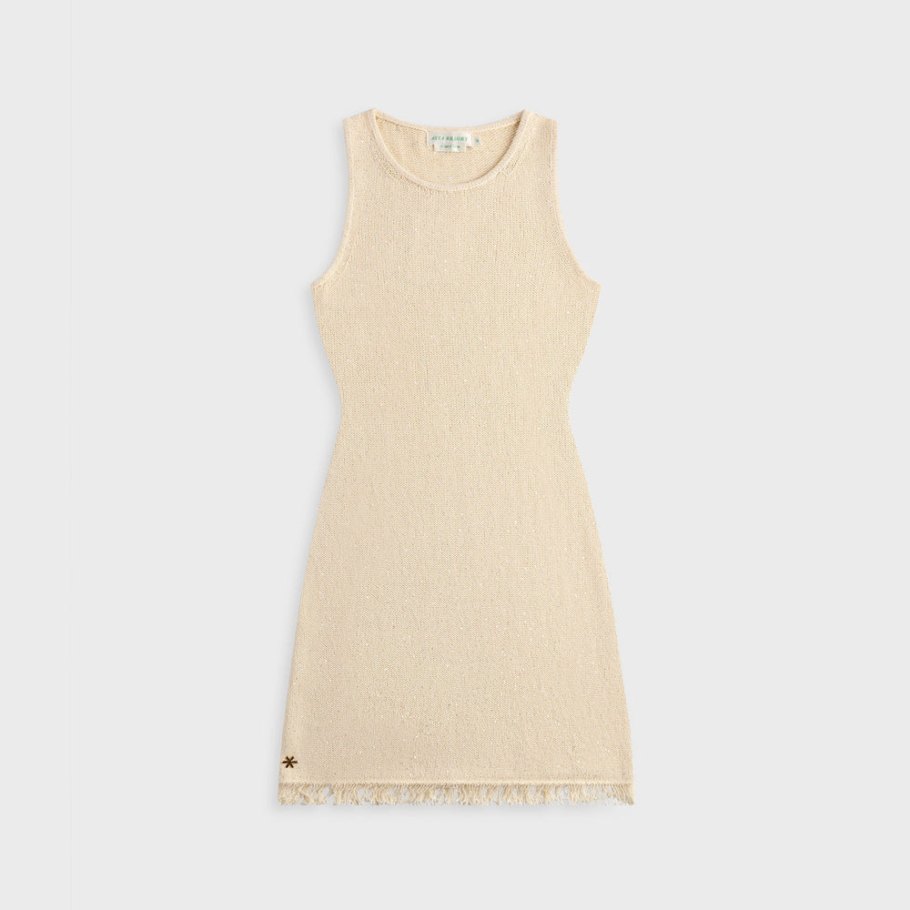 Asta Resort Natalia Mini Dress - Ivory Sequin | Kith Ivory Sequin