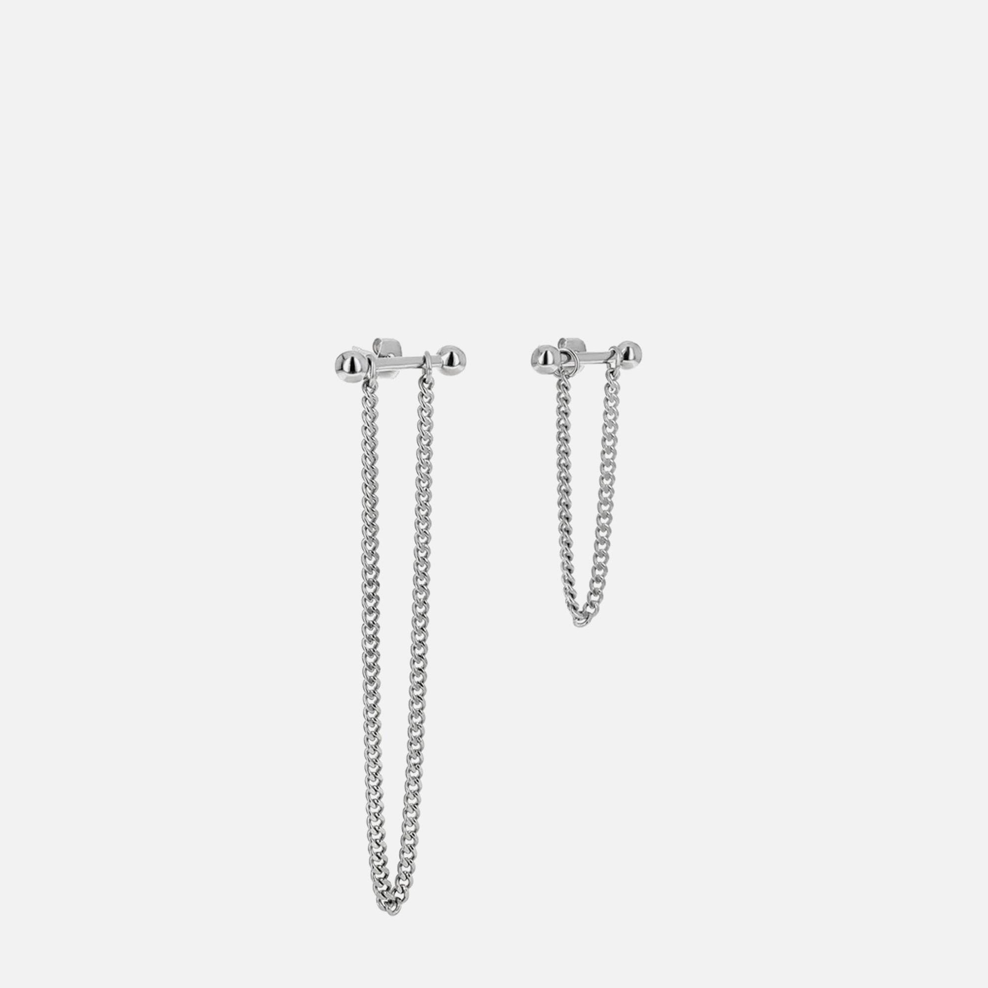 Justine Clenquet Moody Earring - Palladium | Kith Palladium