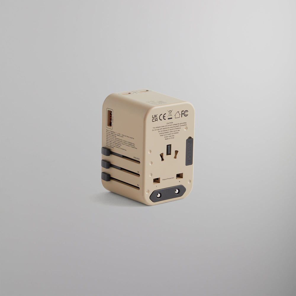 Kith for TUMI 65W Universal Power Adapter - Quicksand | Kith Quicksand