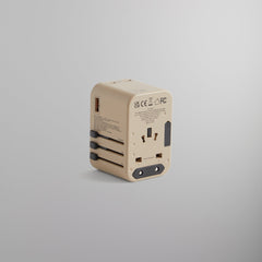 Kith for TUMI 65W Universal Power Adapter - Quicksand | Kith Quicksand