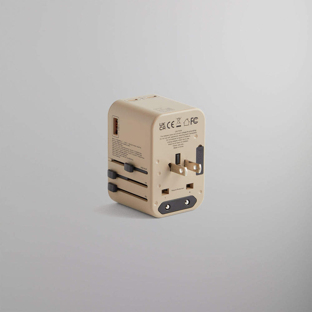 Kith for TUMI 65W Universal Power Adapter - Quicksand | Kith Quicksand