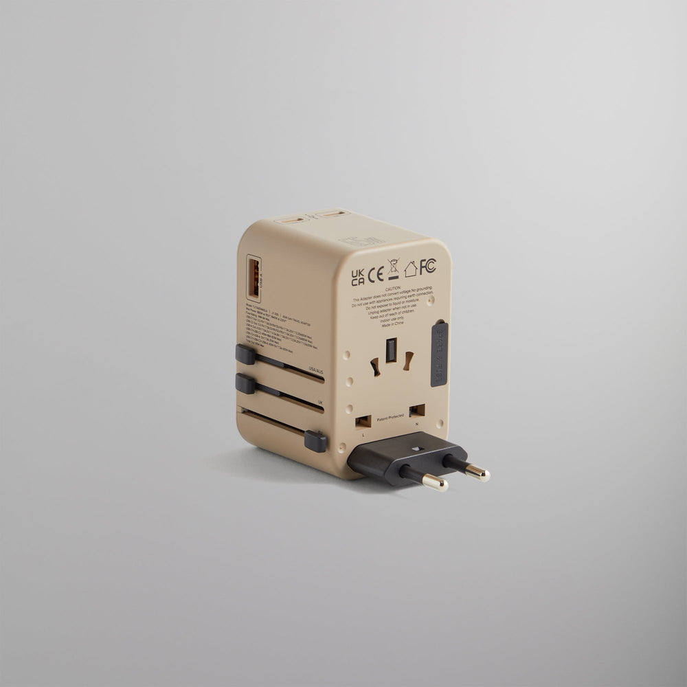 Kith for TUMI 65W Universal Power Adapter - Quicksand | Kith Quicksand