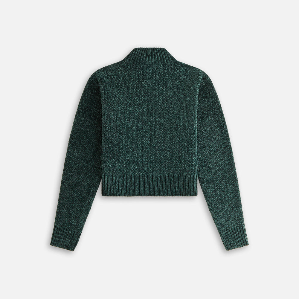 Kith Women Hunter II Chenille Script Quarter Zip - Stadium | Kith Stadium
