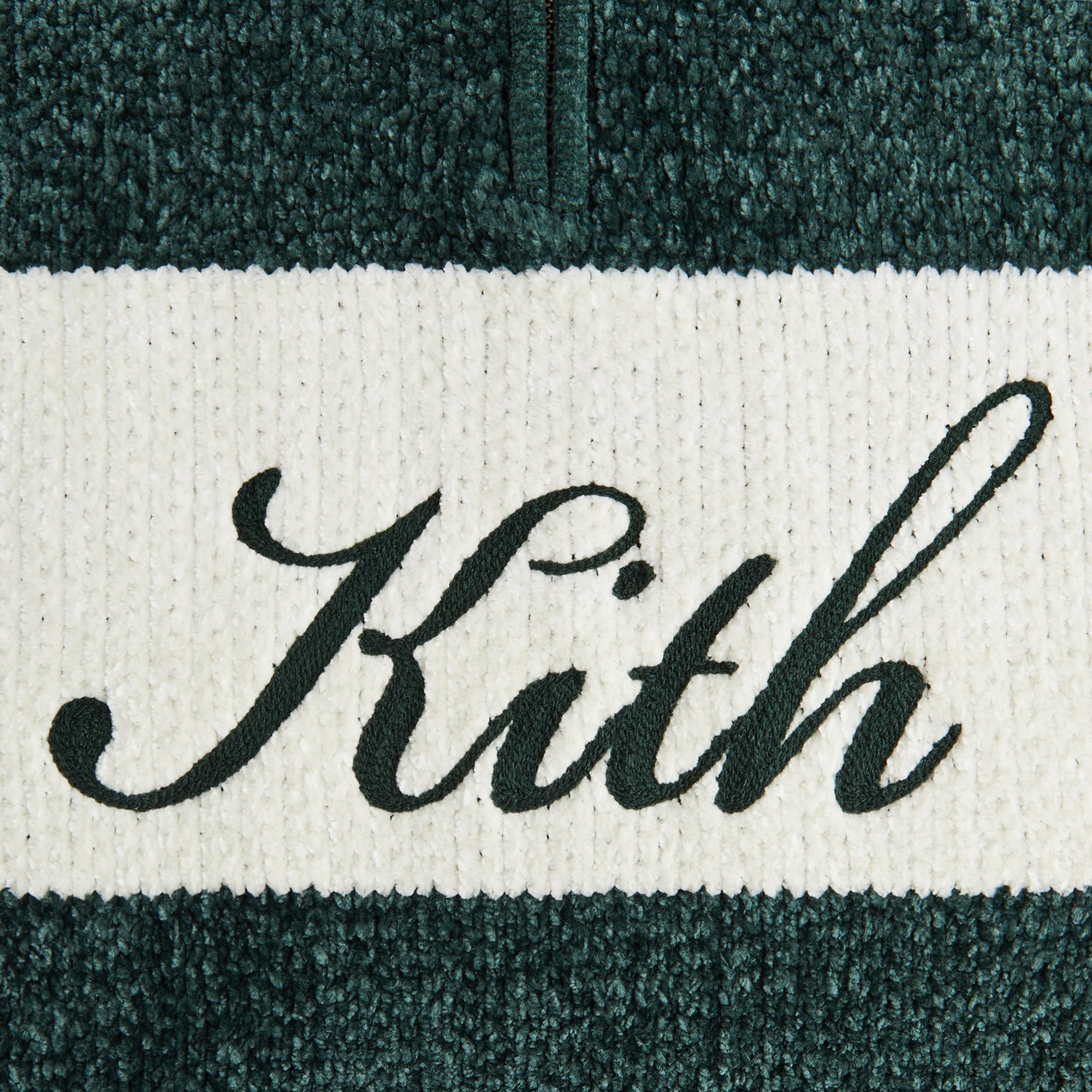Kith Women Hunter II Chenille Script Quarter Zip - Stadium | Kith Stadium