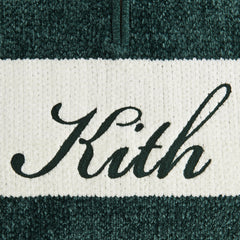 Kith Women Hunter II Chenille Script Quarter Zip - Stadium | Kith Stadium