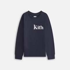 Kith Kids Long Sleeve Quinn Tee - Nocturnal | Kith Nocturnal