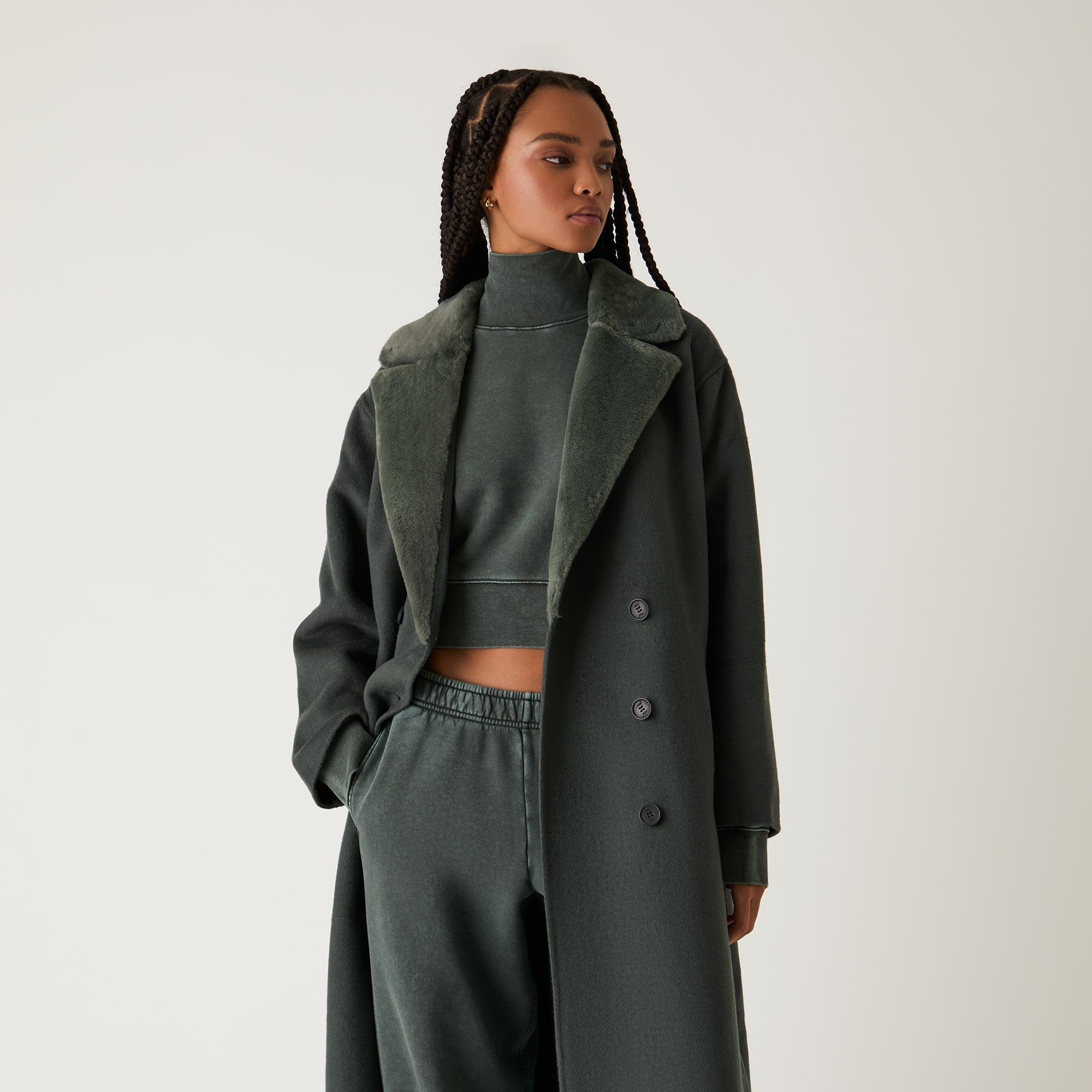 Kith Women Farren Melton Trench Coat - Machine | Kith Machine