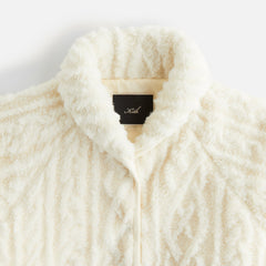 Kith Women Grayson Cable Sherpa Jacket - Sandrift | Kith Sandrift