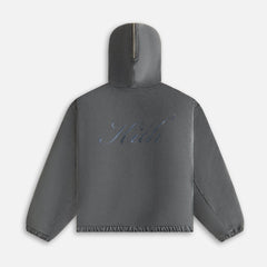 Kith Women Nylas Microsuede Zip Hooded Bomber - Asteroid | Kith Asteroid