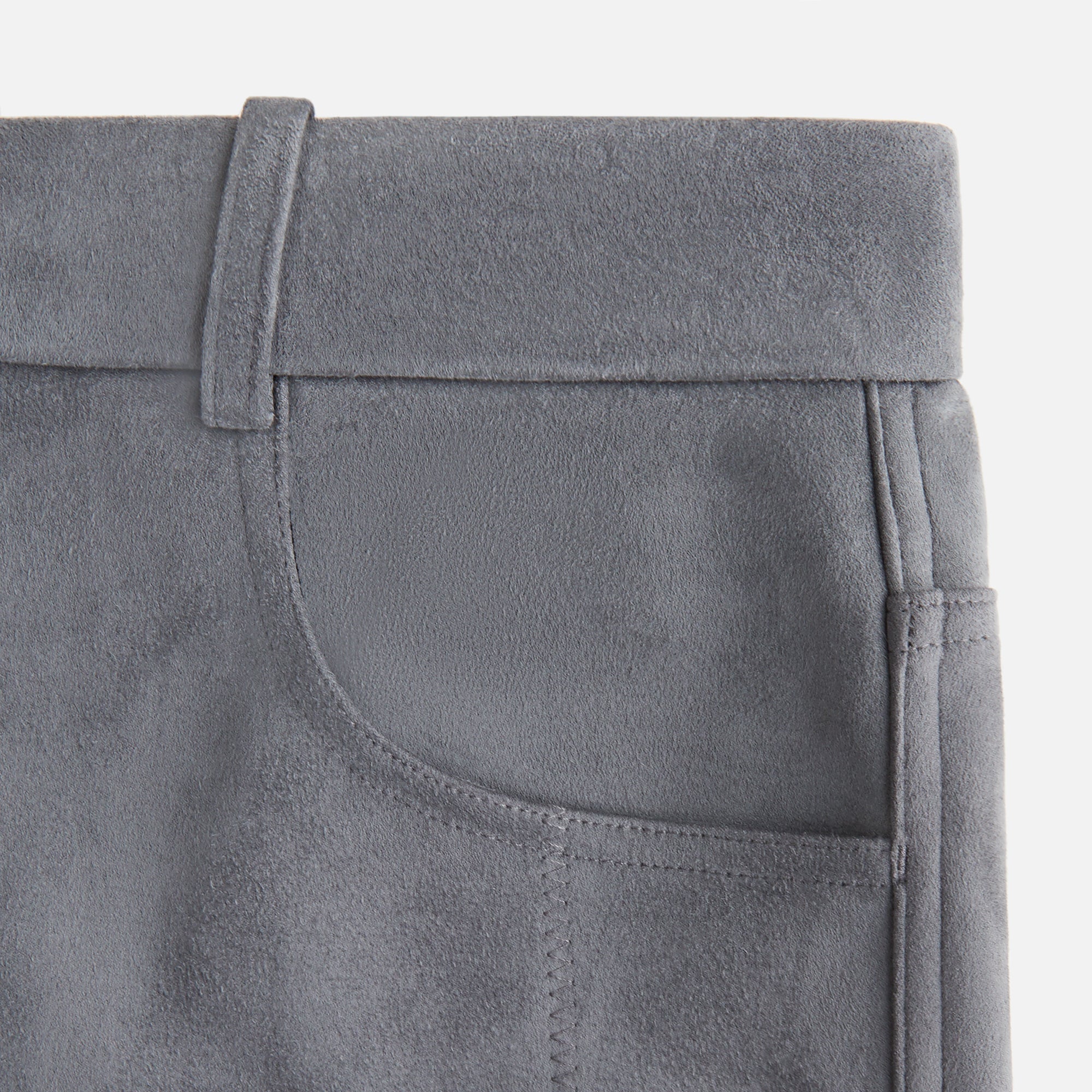 Kith Women Miren Microsuede Five Pocket Pant - Asteroid | Kith Asteroid