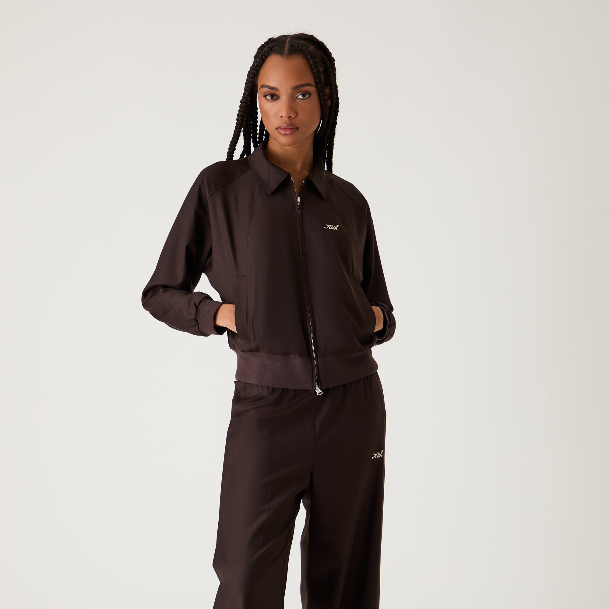 Kith Women Corwin II Suiting Track Jacket - Incognito | Kith Incognito
