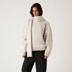 Kith Women Sedo Scarf Hoodie - Sandy Heather | Kith Sandy Heather