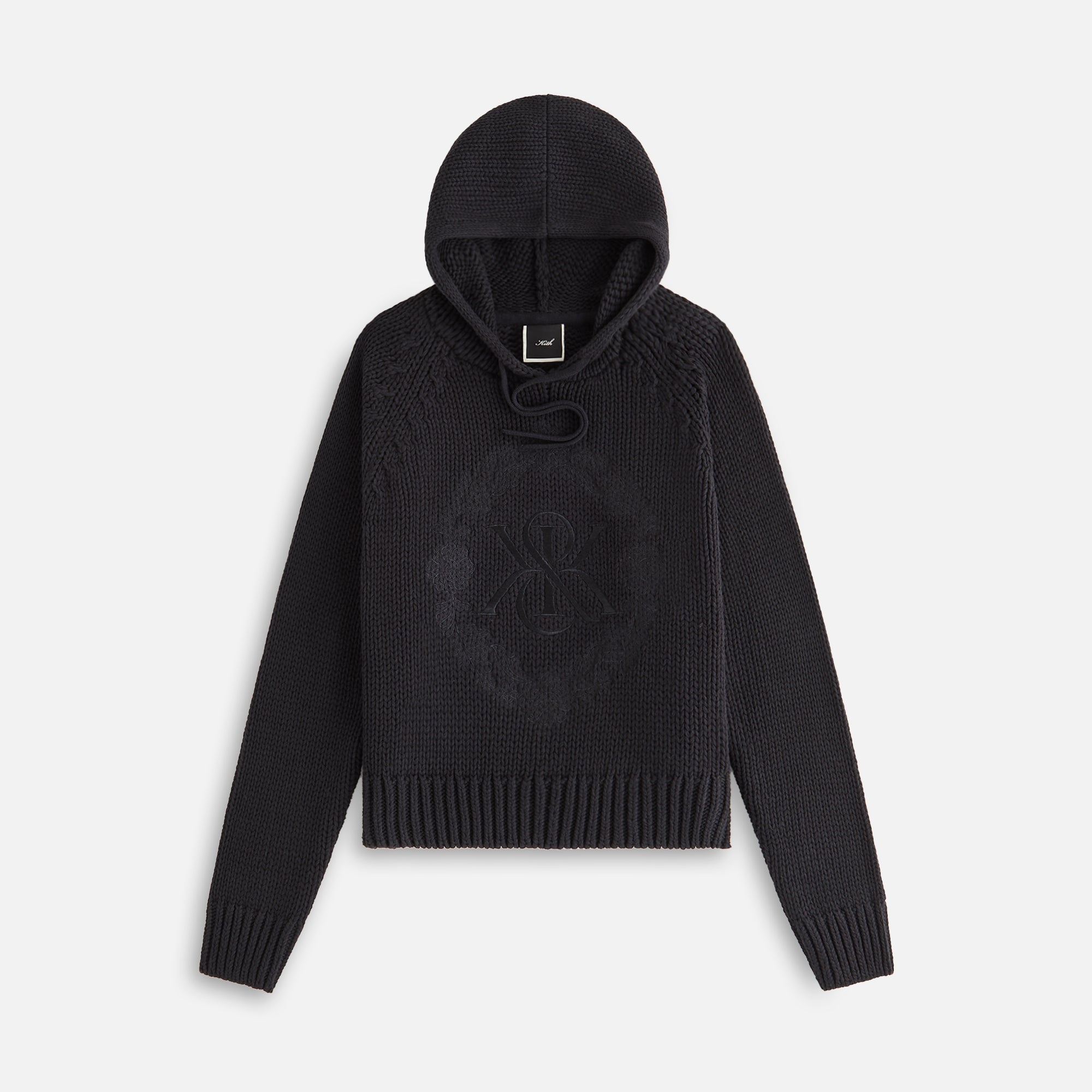 Kith Women Celyse Crest Sweater Hoodie - Black | Kith Black