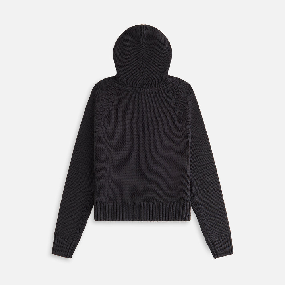 Kith Women Celyse Crest Sweater Hoodie - Black | Kith Black