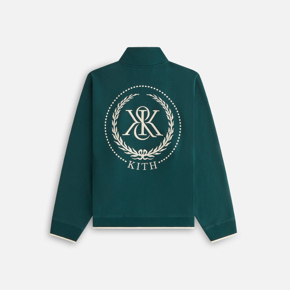 Kith Women Hunter III Crest Quarter Zip - Chronicle | Kith Chronicle