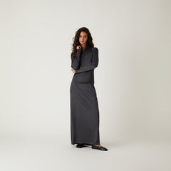Kith Women Kaya Stretch Satin Skirt - Void | Kith Void