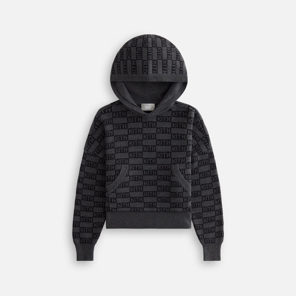 Kith Kids Monogram Nelson Hoodie - Black | Kith Black