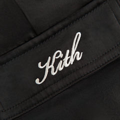 Kith Kids Satin Cargo Pant - Black | Kith Black