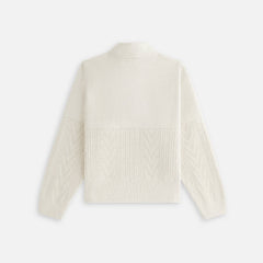 Kith Women Hunter Cable Panelled Quarter Zip - Sandy Heather | Kith Sandy Heather