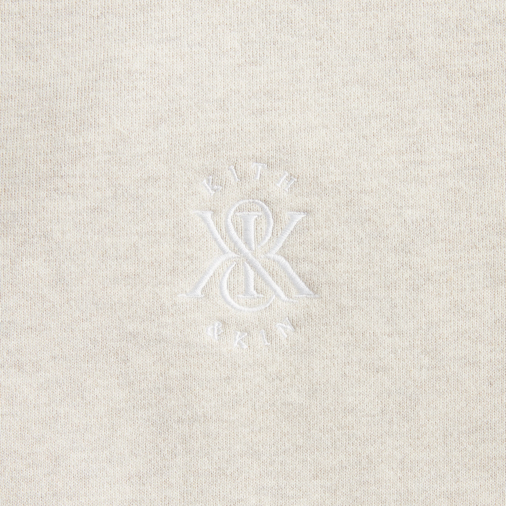 Kith Women Hunter Cable Panelled Quarter Zip - Sandy Heather | Kith Sandy Heather