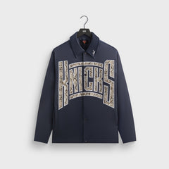 Kith for the New York Knicks Snap Front Coaches Jacket - Nocturnal | Kith Nocturnal