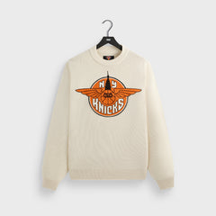 Kith for the New York Knicks Wings Lewis Sweater - Sandrift | Kith Sandrift