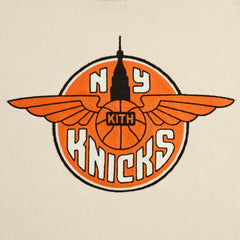 Kith for the New York Knicks Wings Lewis Sweater - Sandrift | Kith Sandrift