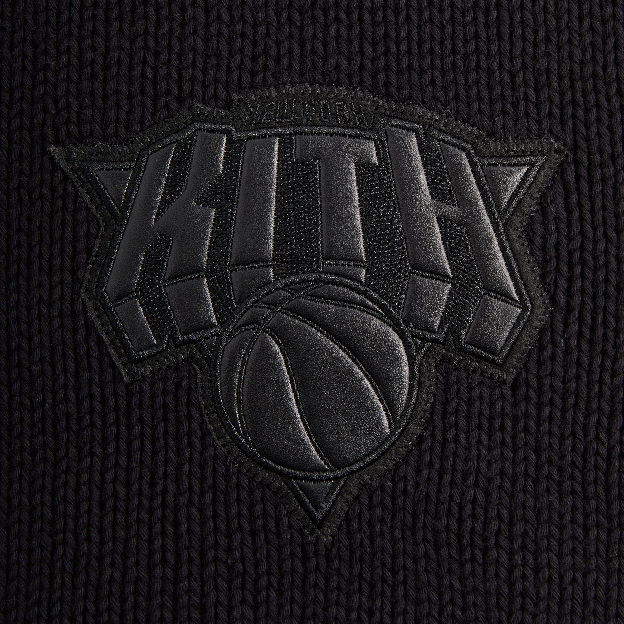 Kith & AVIREX for the New York Knicks Wyona Full Zip Sweater - Black | Kith Black