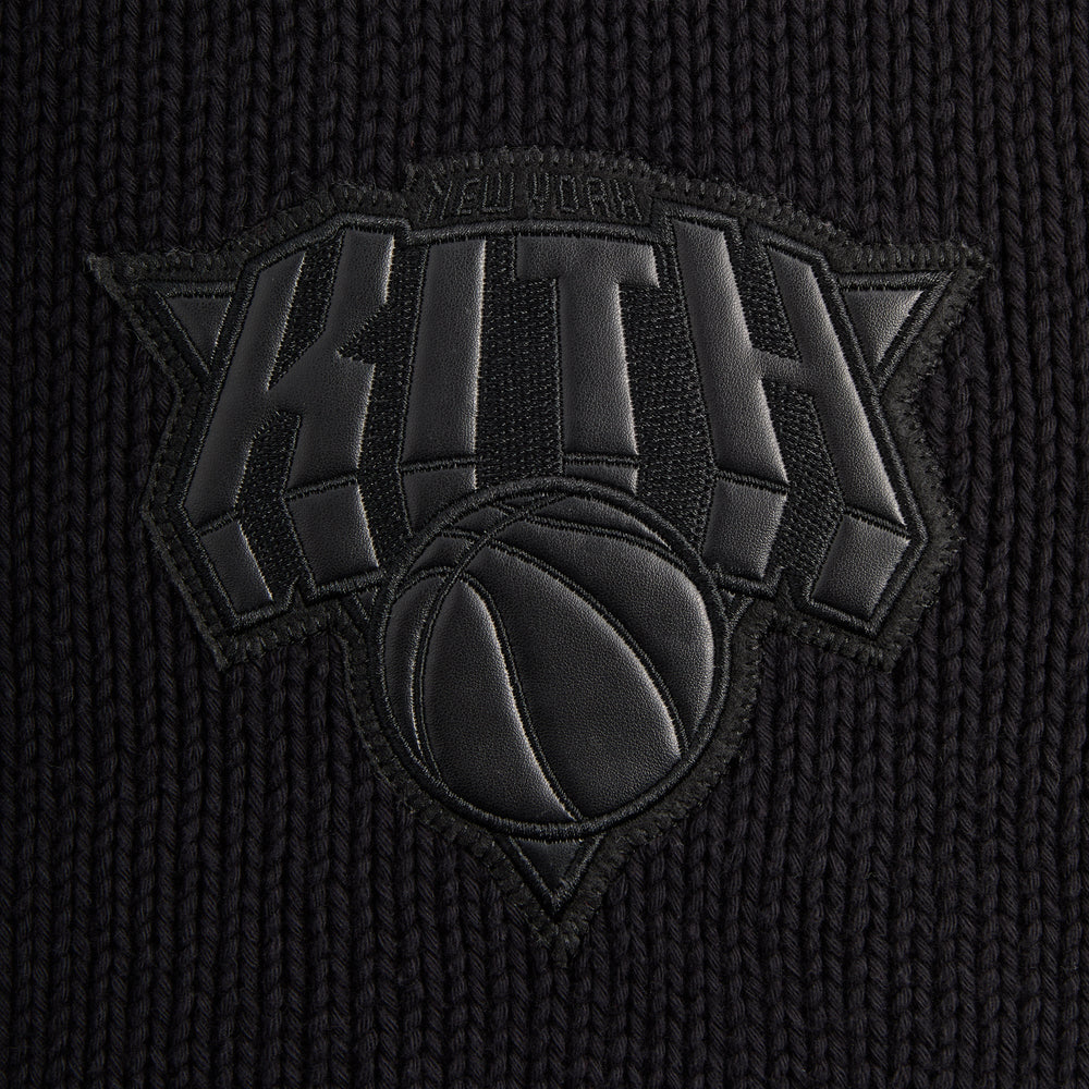 Kith & AVIREX for the New York Knicks Wyona Full Zip Sweater - Black | Kith Black