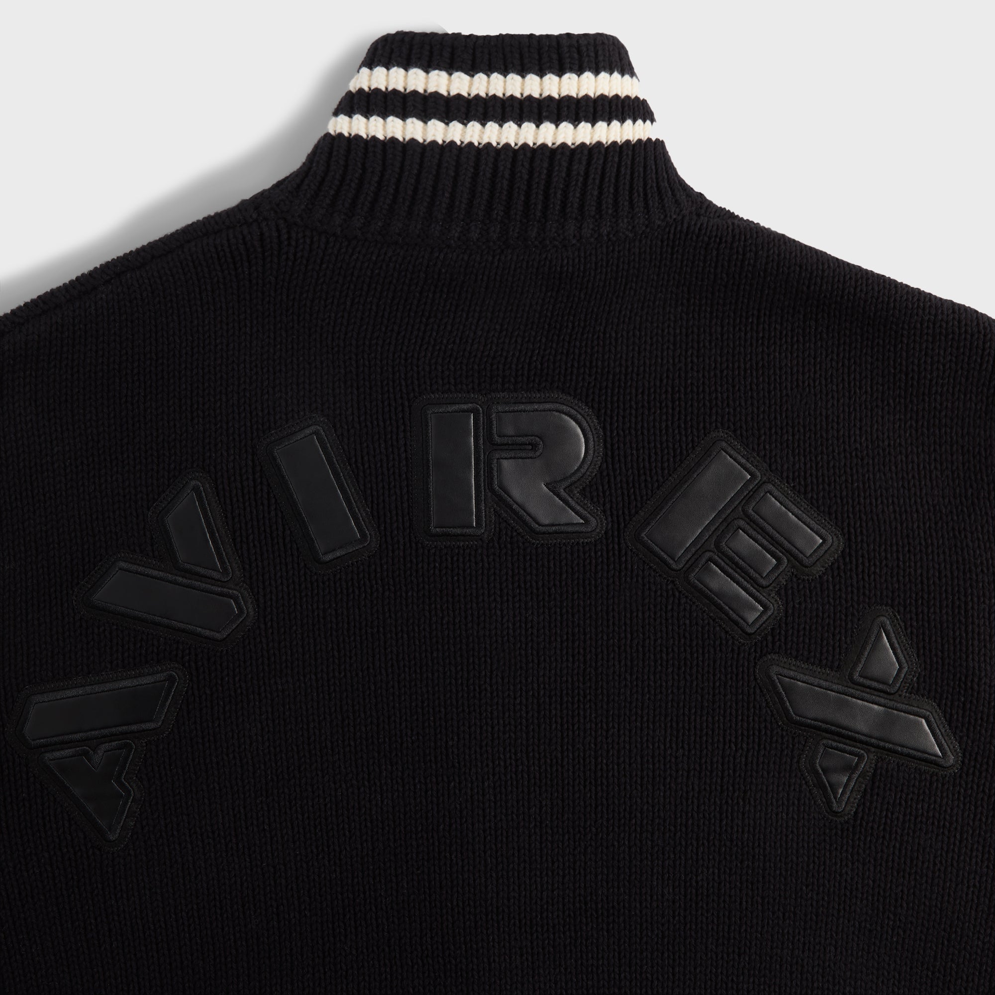 Kith & AVIREX for the New York Knicks Wyona Full Zip Sweater - Black | Kith Black