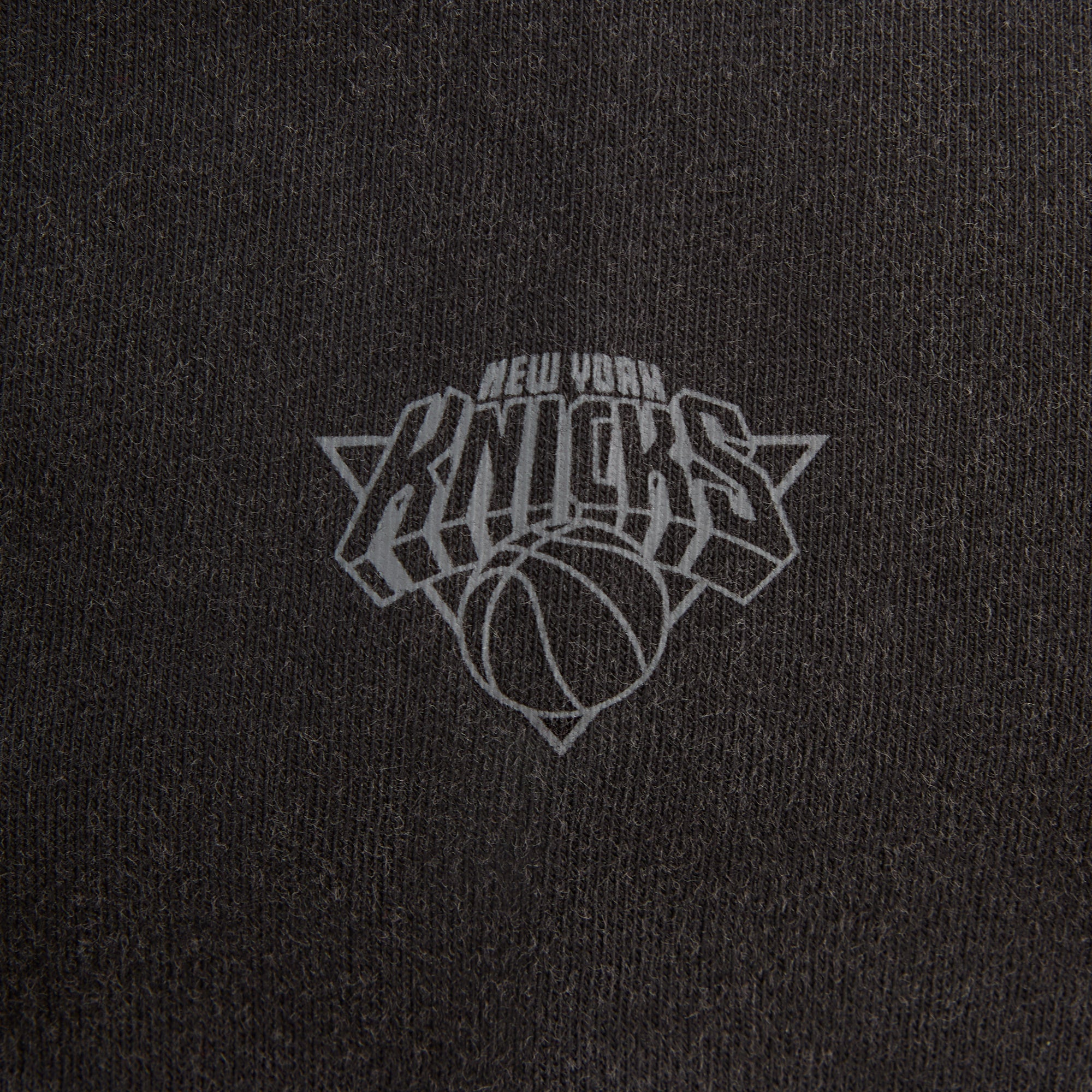 Kith for the New York Knicks Luster Vintage Tee - Black | Kith Black